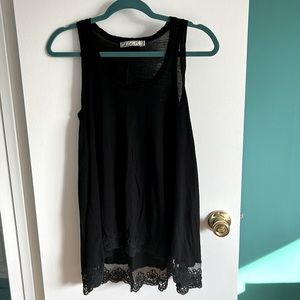 Lace Edged Tank Top